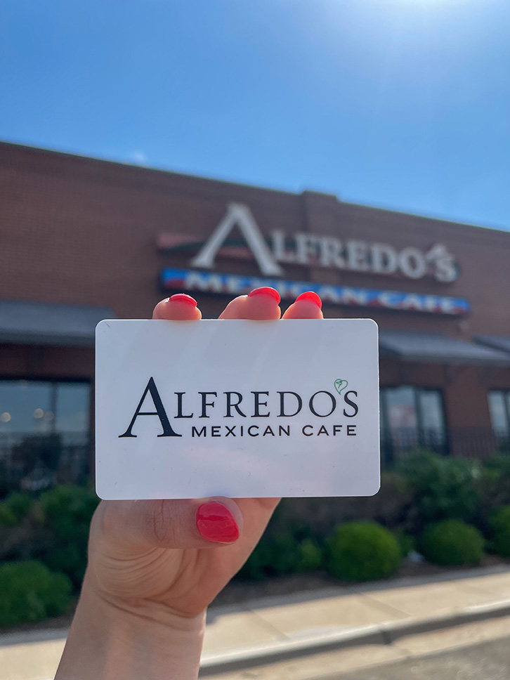 Alfredo's gift card