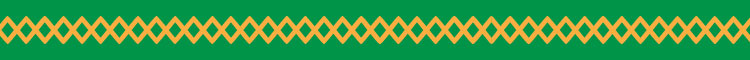 Tribal Green and Yellow Thin Banner
